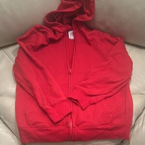 GAP Red Hooded Zip-Up Jacket